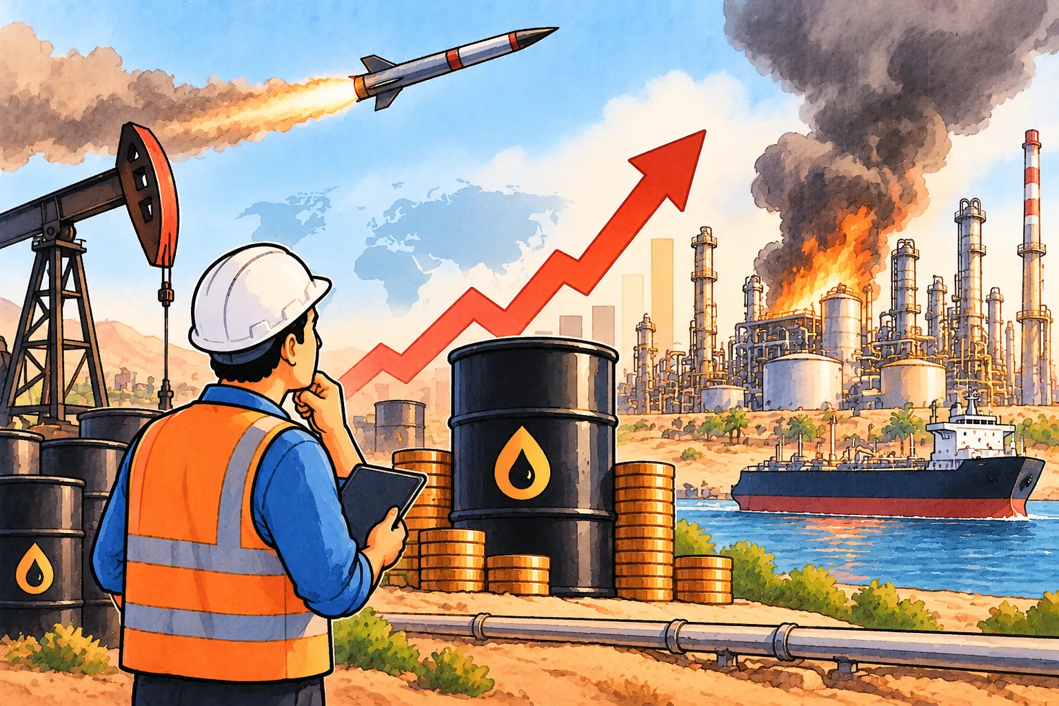 Brent Crude Rises to $115.36 After Houthis Claim Missile Strike on Saudi Arabia’s Largest Refinery
