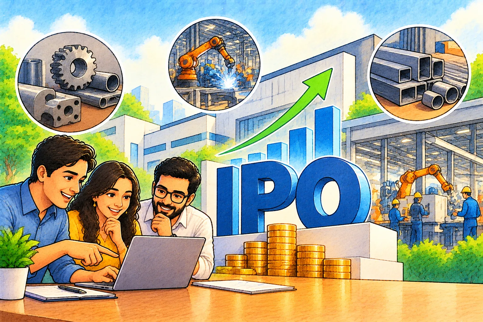 Investors review Zetwerk IPO amid manufacturing growth and rising market charts